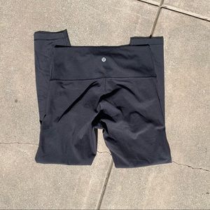 Lululemon black leggings size 8